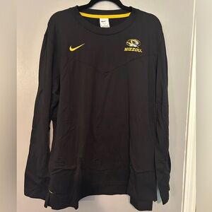 Nike Mizzou Black Long Sleeve Pullover- XL